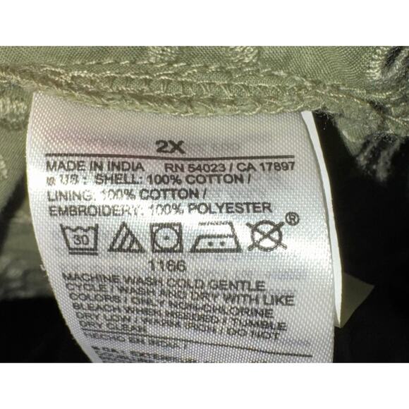 Old Navy Off Shoulder Tiered Swing Midi Dress Womens Sz 2X Boho Prairie Country - Picture 9 of 9